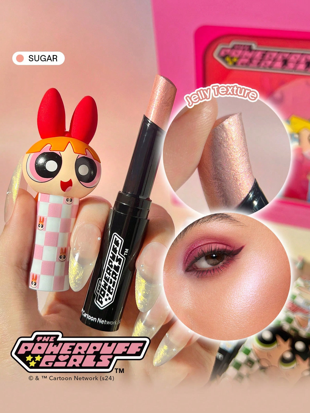 The Powerpuff Girls X SHEGLAM Power-Noia Shimmer Stick