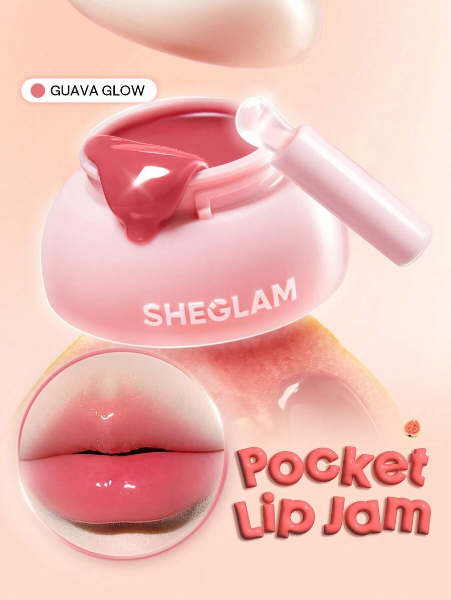 SHEGLAM Hydra Jelly Pocket Lip Jam-Guava Glow