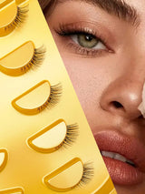 SHEIN 5 Pairs Of Natural Half Eye False Eyelashes