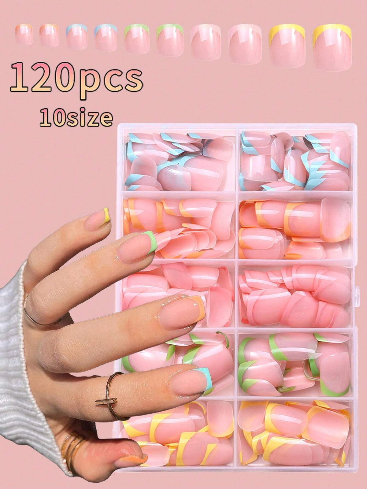 SHEIN Boxed Prefabricated Nail Fake Nail