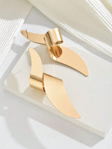 SHEIN 2 Large Fashion Exaggerated Sexy Lightning-Shaped Gothic Oversized Earrings