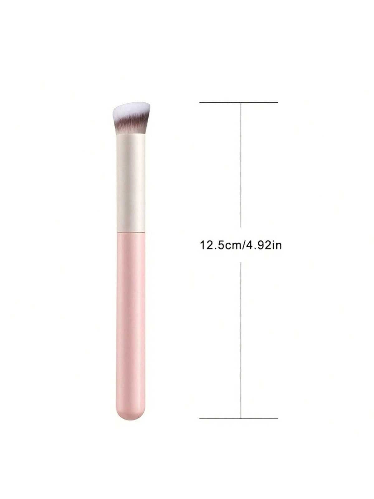 SHEIN 1pc Concealer Brush Mini Oblique Flat-Topped Kabuki Nose Contour Brush