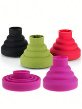 SHEIN Hair Dryer Diffuser Cover Styling Foldable Silicone RED