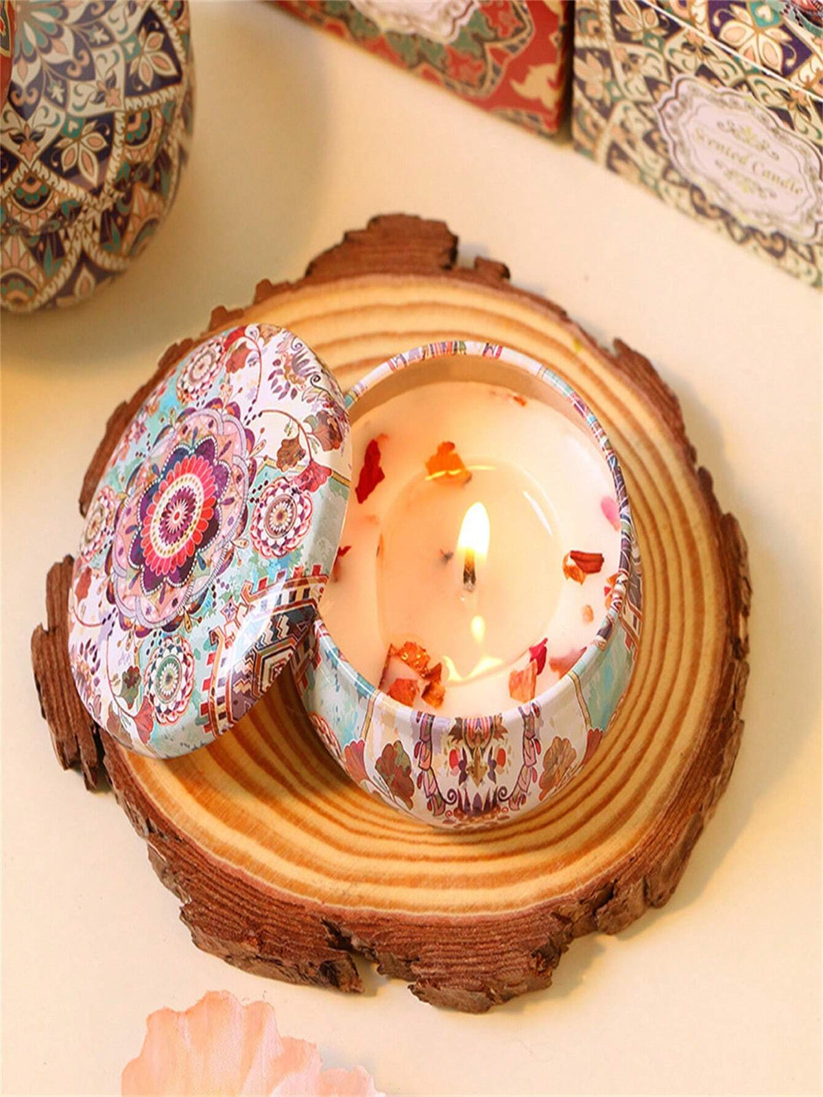 SHEIN Aromatherapy Candles Jasmine + Creamy Vanilla