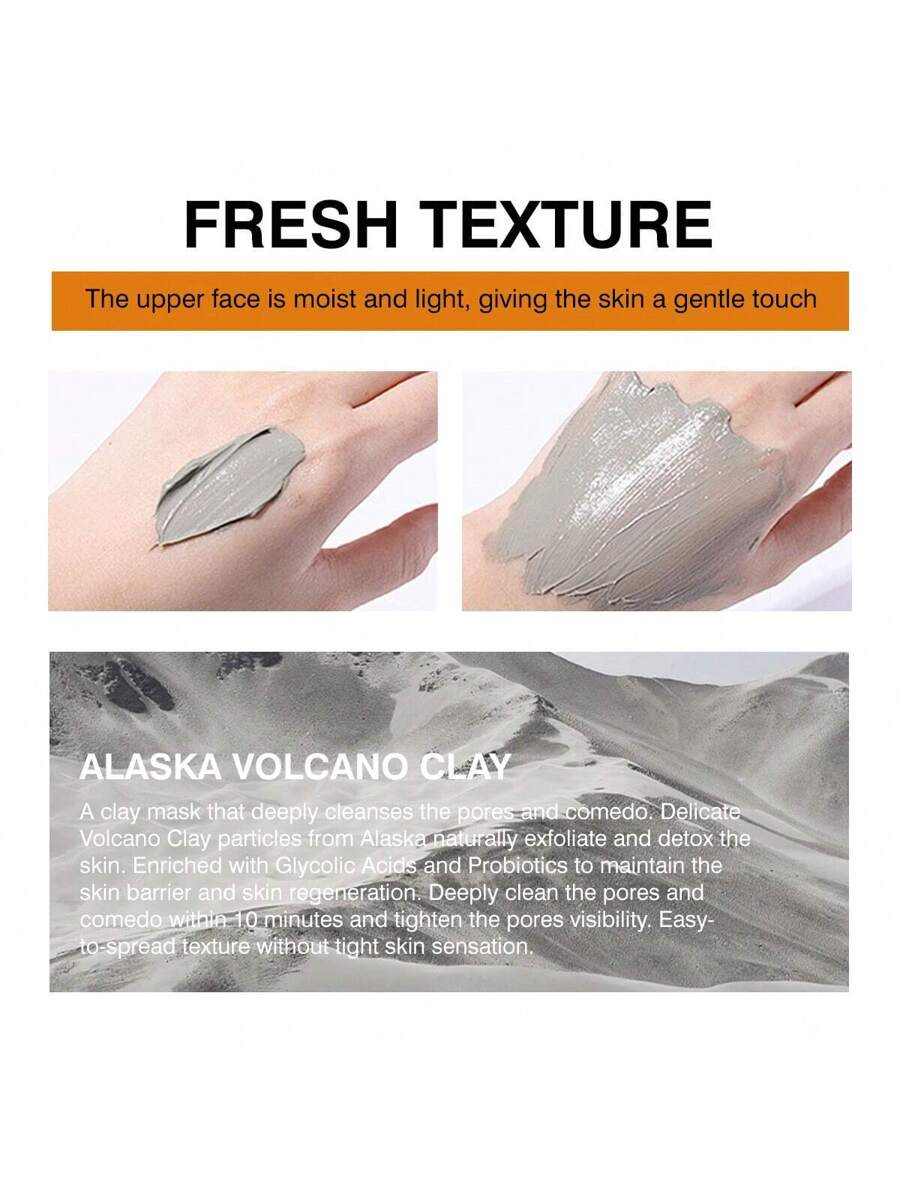 SHEIN Vulcan Alaska Deep Pore Cleansing Clay Mask