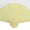 SHEIN 1-Piece Handmade Paper Folding Fan Bamboo Hand