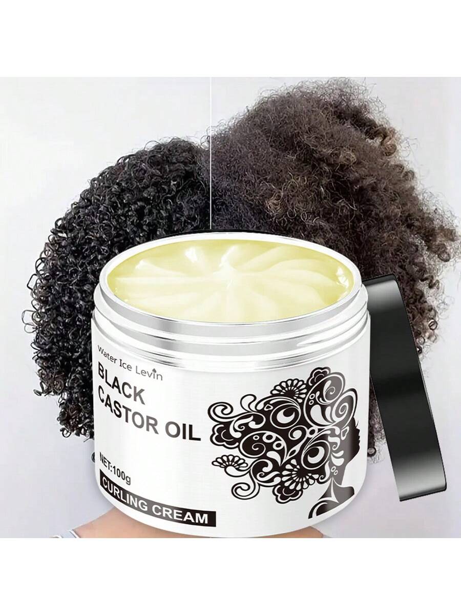 SHEIN Black Castor Oil Curl Cream