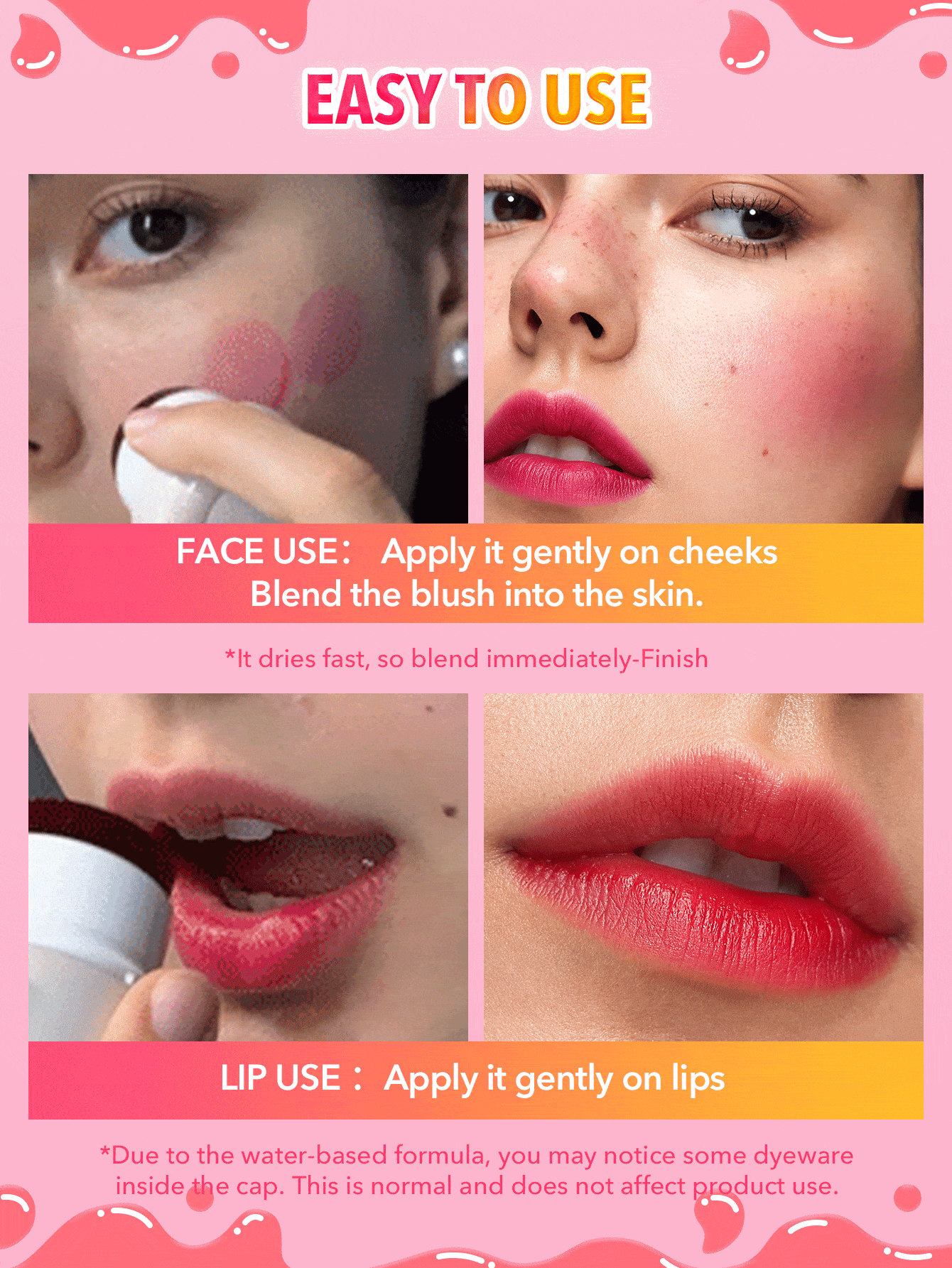 SHEGLAM Jelly Licious Hydrating Lip & Blush Tint