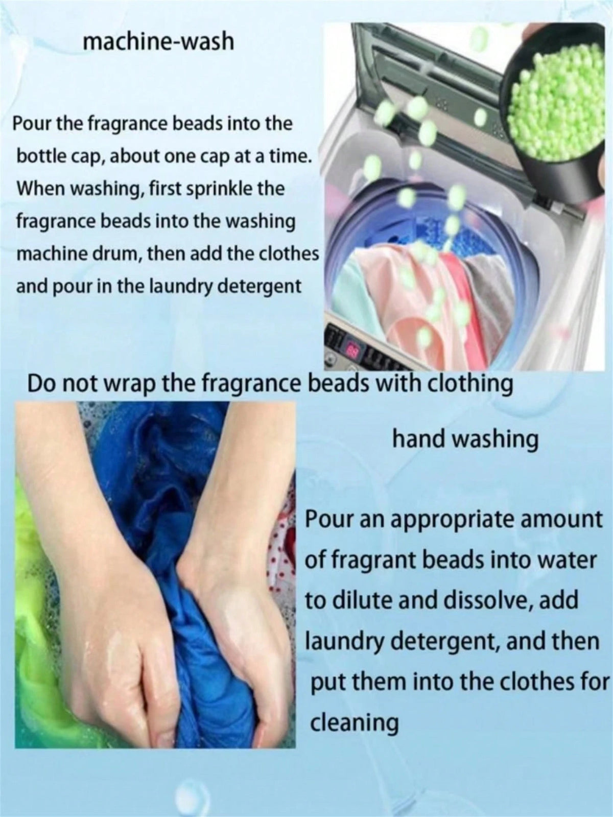 SHEIN 1 Bottle Of 8pcs 110g Laundry Fragrance Beads, Softening & Long-Lasting Scented