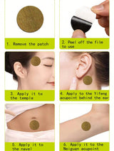 SHEIN 1 Box 10pcs Ginger & Mugwort Essence Gentle Skin Care Patches, Daily Use