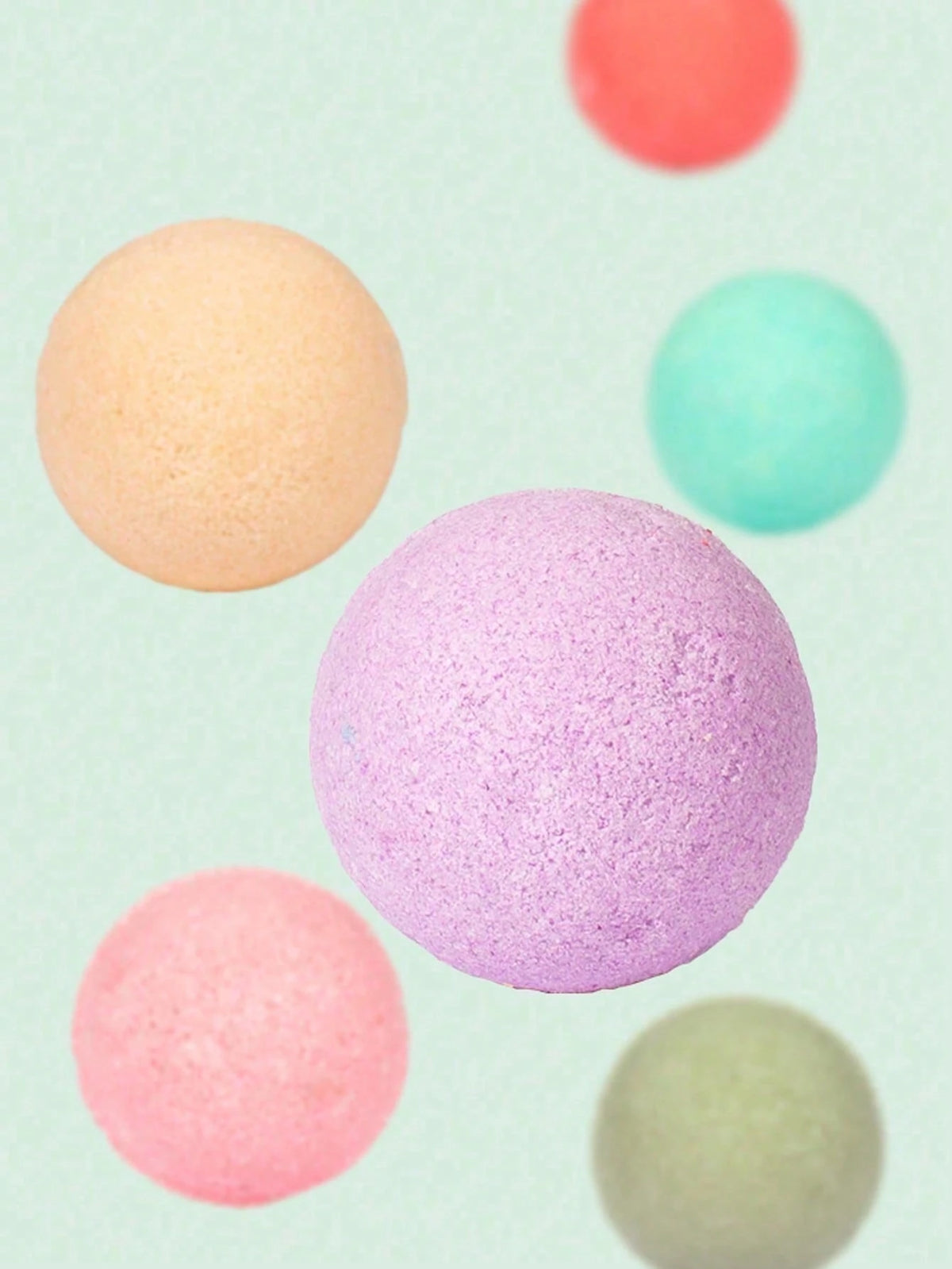 SHEIN 1 Box Of 12pcs Foot Soak Bath Bombs, Assorted Color Holiday