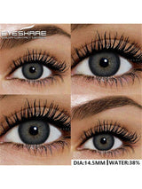 SHEIN 1 Pair Natural Color Lens Eyes Color Cosmetic Contact Lens Blue Green