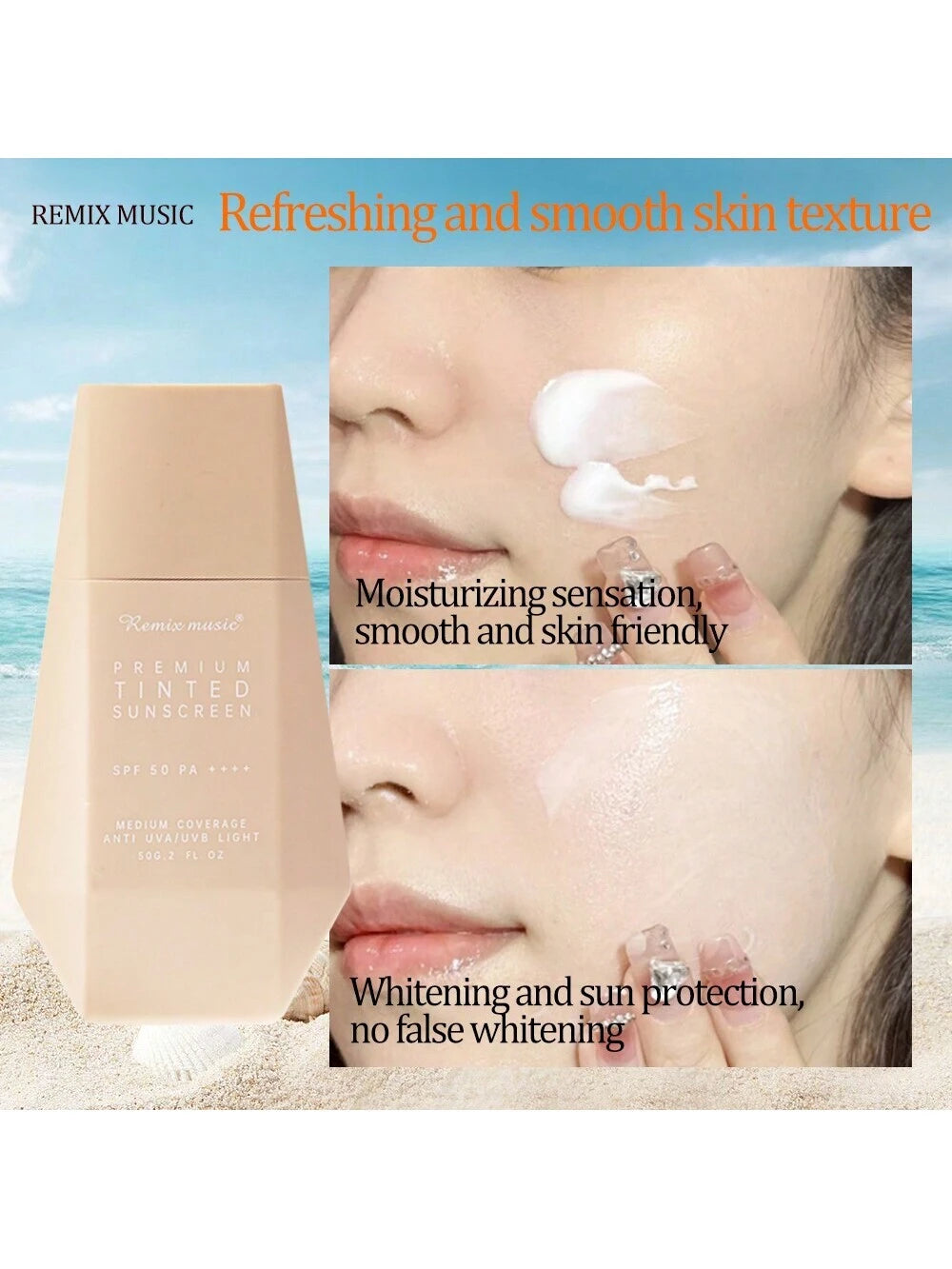 SHEIN Refreshing Non-Greasy Sunscreen DD Cream