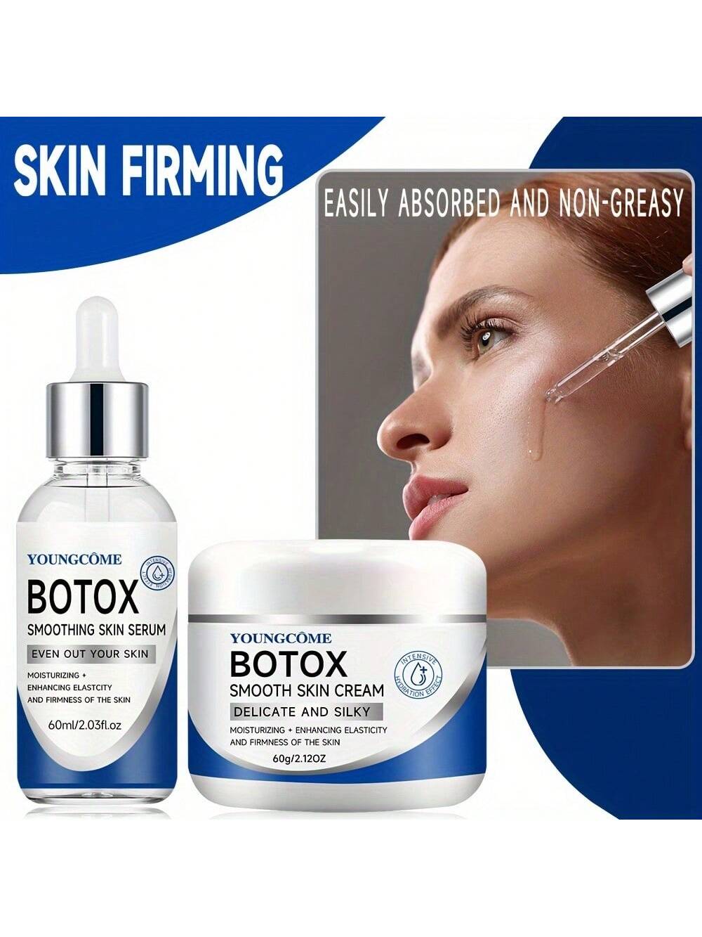 SHEIN Advanced Anti-Aging Skincare Set Retinol Moisturizing Cream