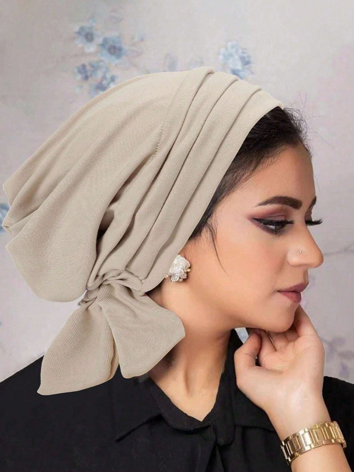 SHEIN Women Head Scarf Head Scarf Hat Anti Hair Loss Head Cover