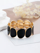 SHEIN Black Minimalist Chic Bracelet