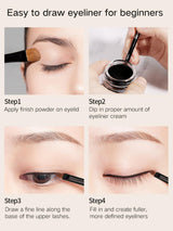 SHEIN Long Wear Waterproof Eyeliner Eyebrow Eyeliner Gel 3 Colors