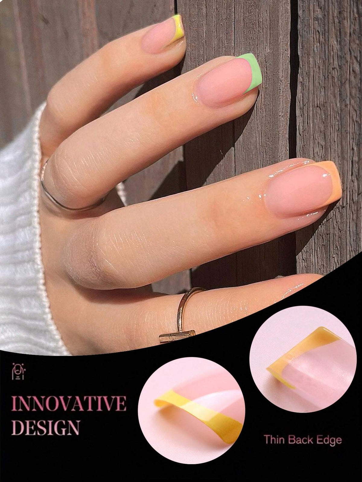 SHEIN Boxed Prefabricated Nail Fake Nail