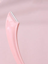 SHEIN Stainless Steel Eyebrow Trimmer Scissors Set With Comb, Suitable For Any Skin Type Beauty Tools