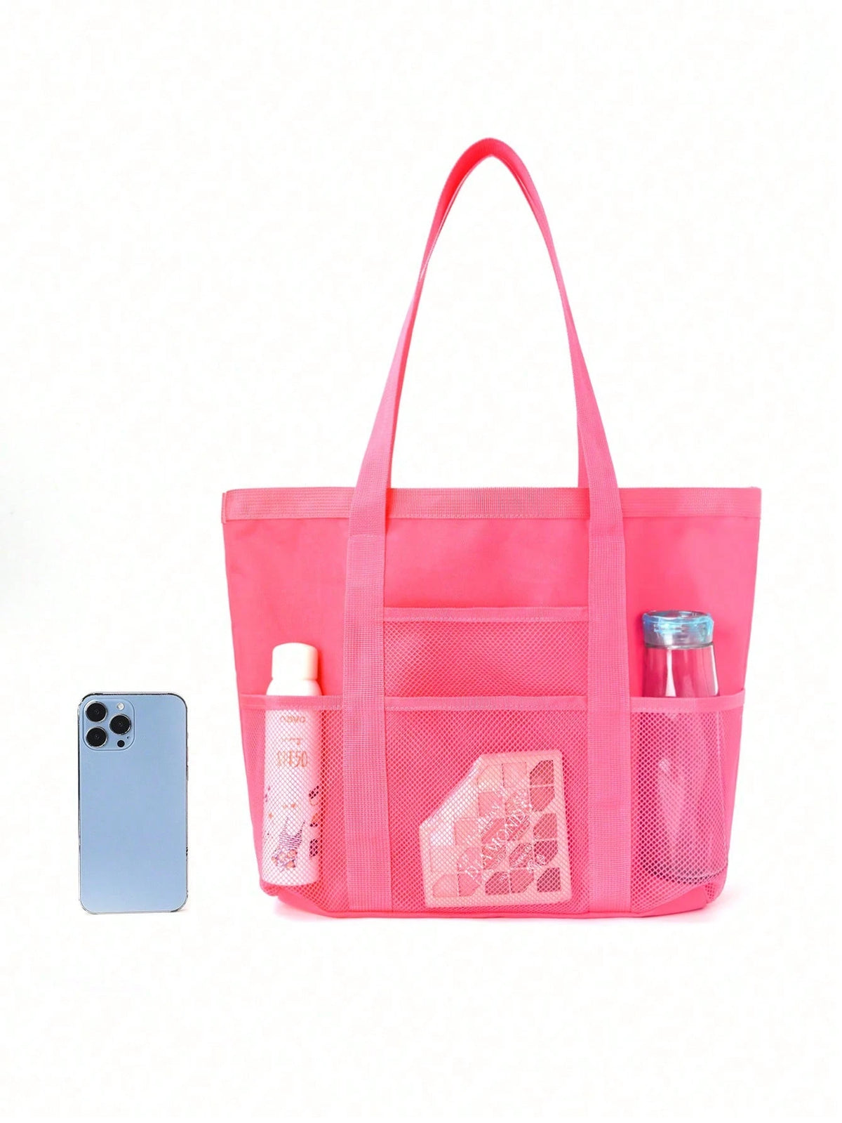 SHEIN Vacation Casual Solid Color Lightweight Portable Large Capcity