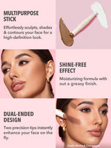 SHEGLAM Color & Sculpt Stick-Pearl & Sand 2 In 1 Contour