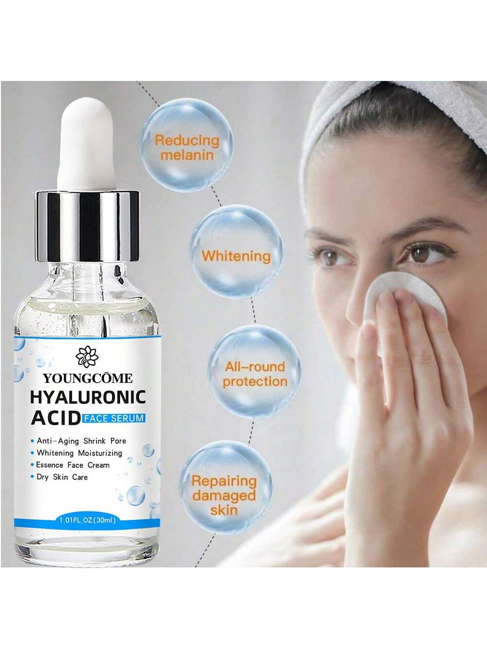 SHEIN 30ml Hyaluronic Acid Essence for Face