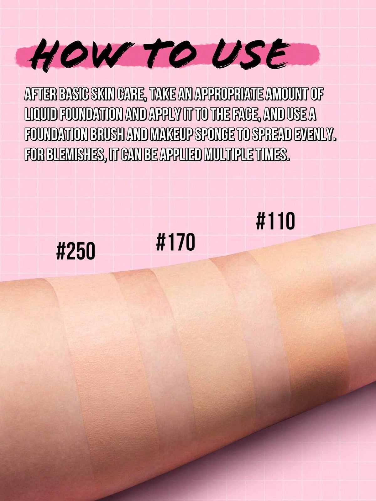 SHEIN Misslyn Skin Glow Foundation #250