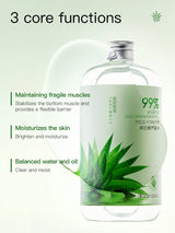 SHEIN 99% Aloe Vera Toner 500ml - Deep Hydration, Moisturizing