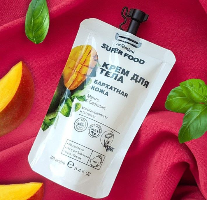 Café Mimi SUPERFOOD Body cream "Moisturizing and Softening100ml