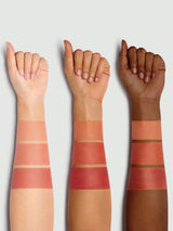 SHEGLAM Sweet Cheeks Blush Trio-Private Cabana 3-Clolor Powder Blush Palette Long Lasting High Pigment Pink Brown Rosa Blush