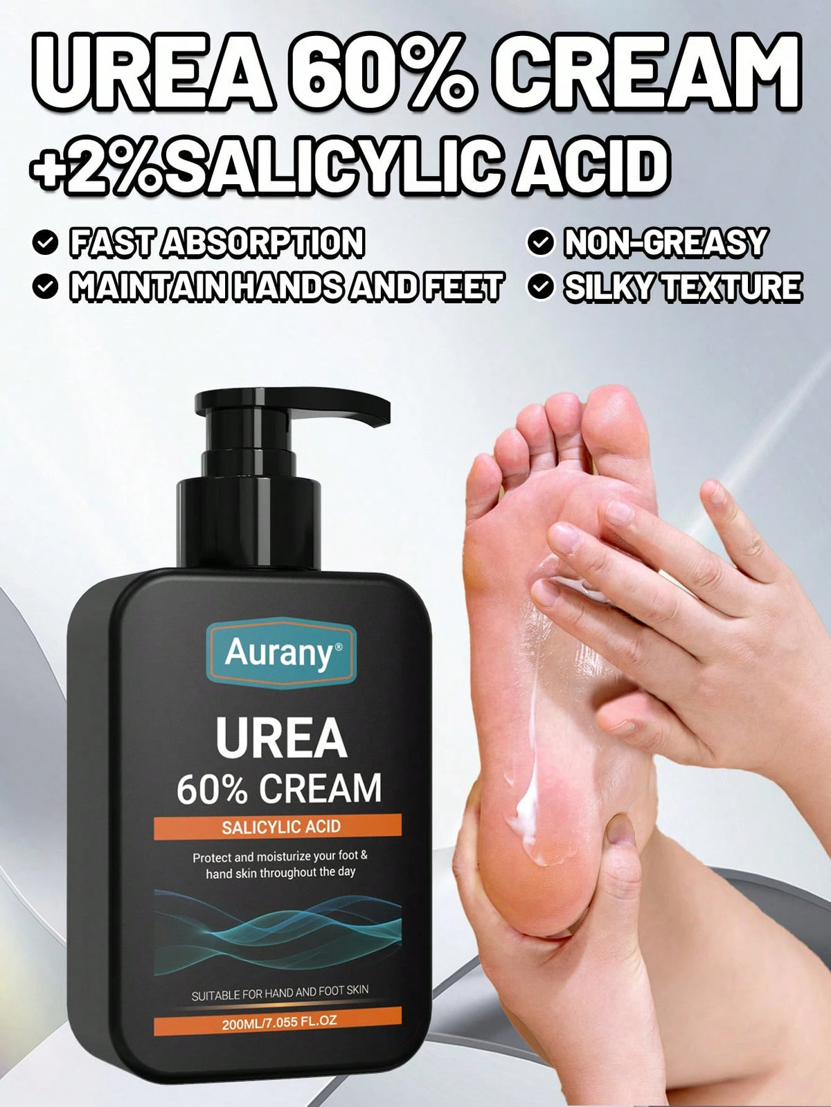 SHEIN Urea Cream 60% For Feet + 2% Salicylic Acid