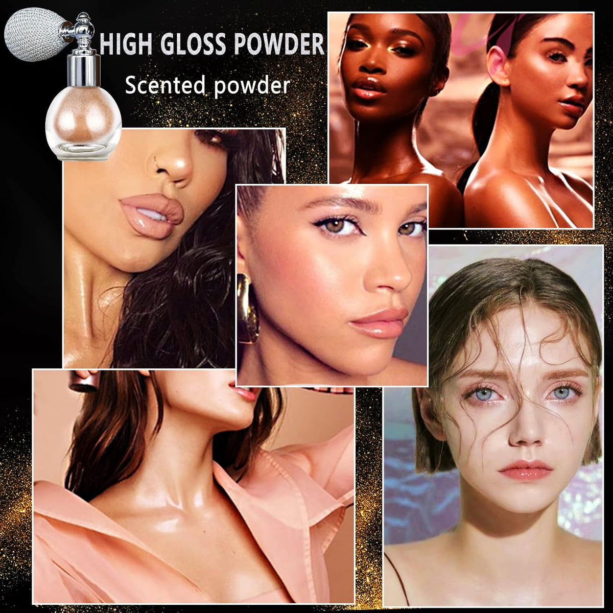 Body Glitter Spray Glitter Powder Spray Loose Powder Shimmer Spray