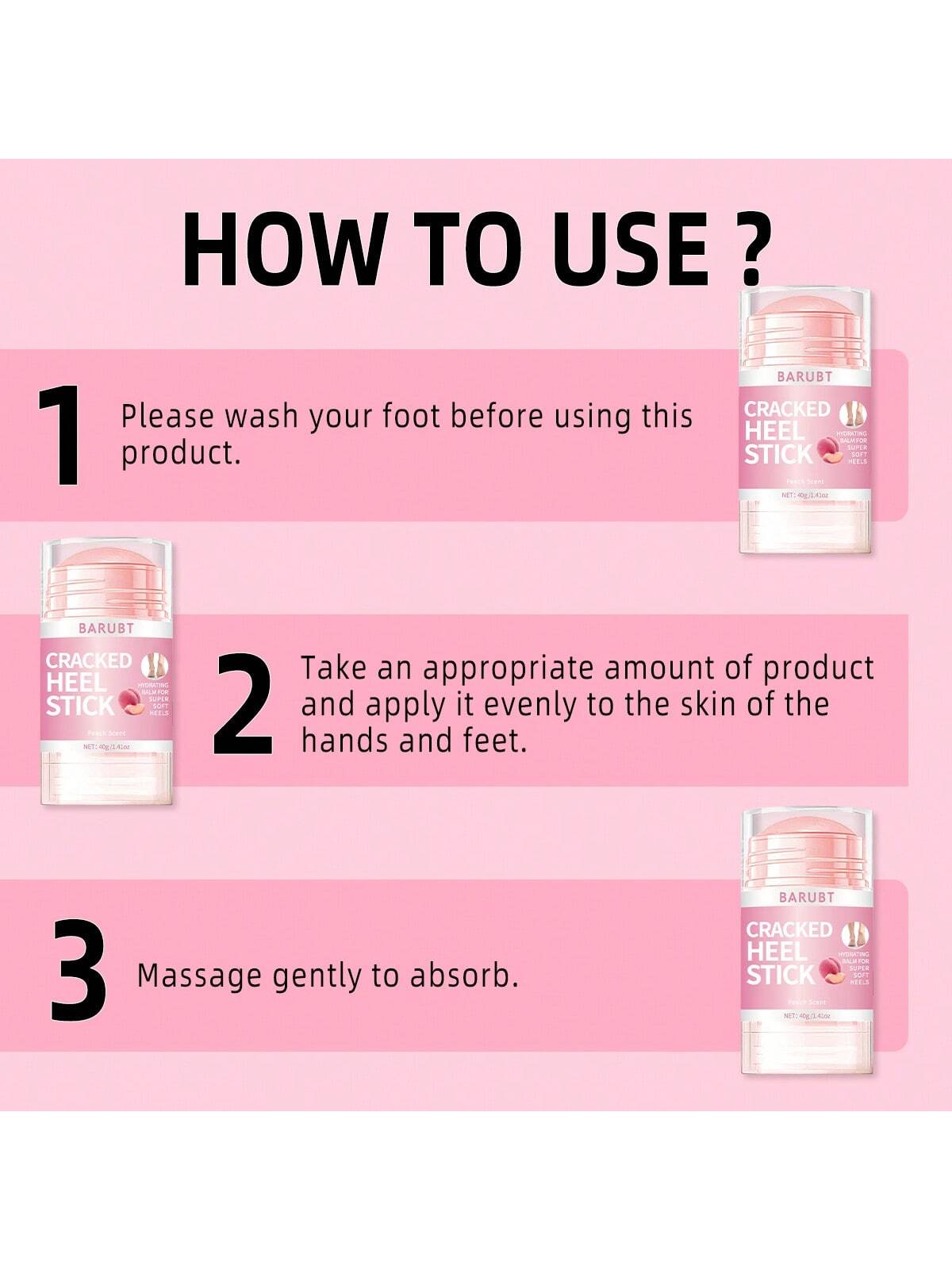 SHEIN BARUBT 40g Peach-Scented Foot Cream