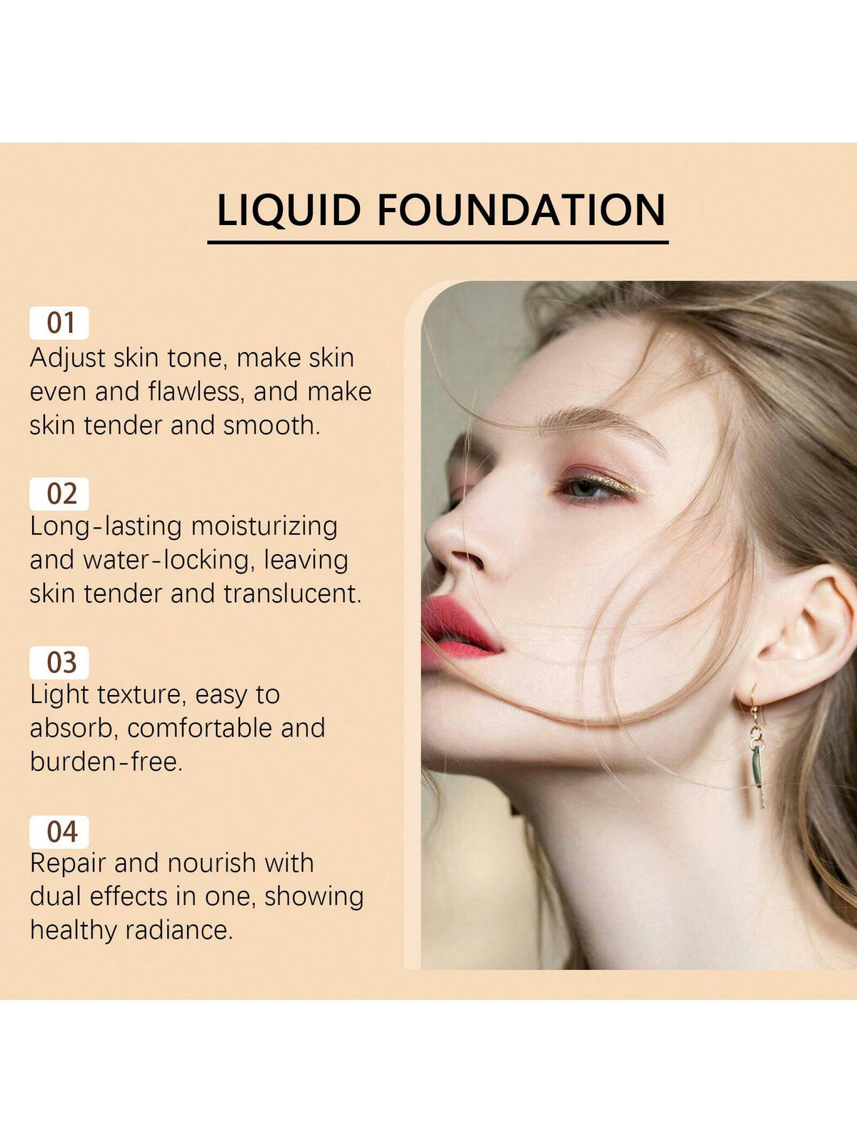 SHEIN CC Cream 30ml Natural Coverage Moisturizing