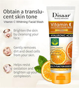 Disaar beauty skincare vitamin c facial wash foam hyaluronic acid