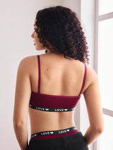SHEIN EasyFave Women's Solid Color Simple Fashionable Casual Daily Bra
