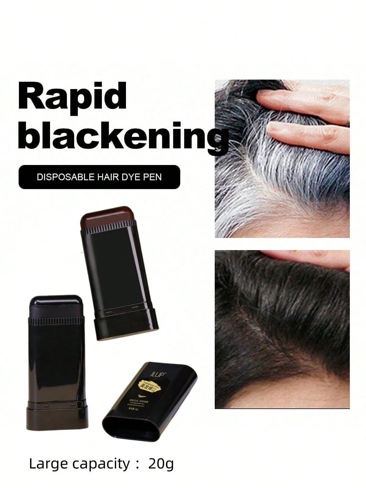 SHEIN JLUP 20g Darkening Stick Root Concealer Powder, for Covering Black