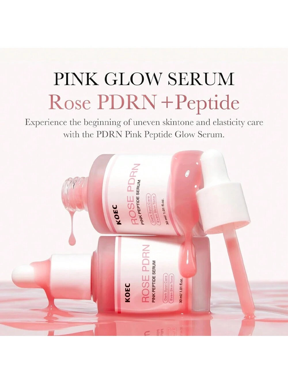 SHEIN KOEC Rose Pdrn Pink Peptide Serum, Dark Spot Care