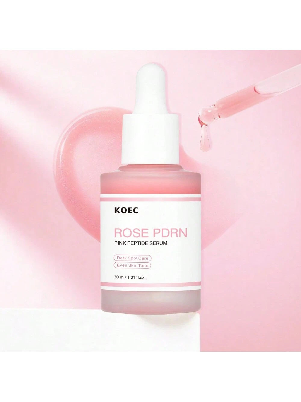 SHEIN KOEC Rose Pdrn Pink Peptide Serum, Dark Spot Care