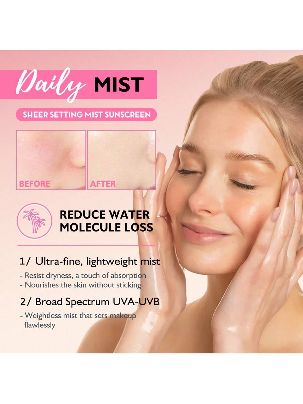 SHEIN KOEC Sheer Setting Mist Sunscreen