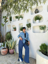 LEG PANTS Valvet