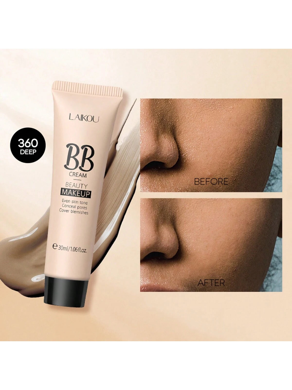 SHEIN Long Wearing BB Cream Oil Control Concealing Foundation
