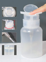 SHEIN 1Pc 200Ml Nail Polish Remover Press Bottle