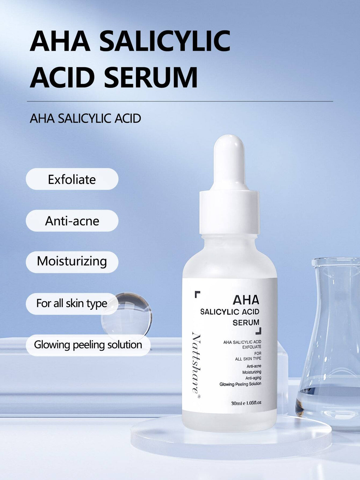 SHEIN Nattshare AHA Salicylic Acid Face Serum