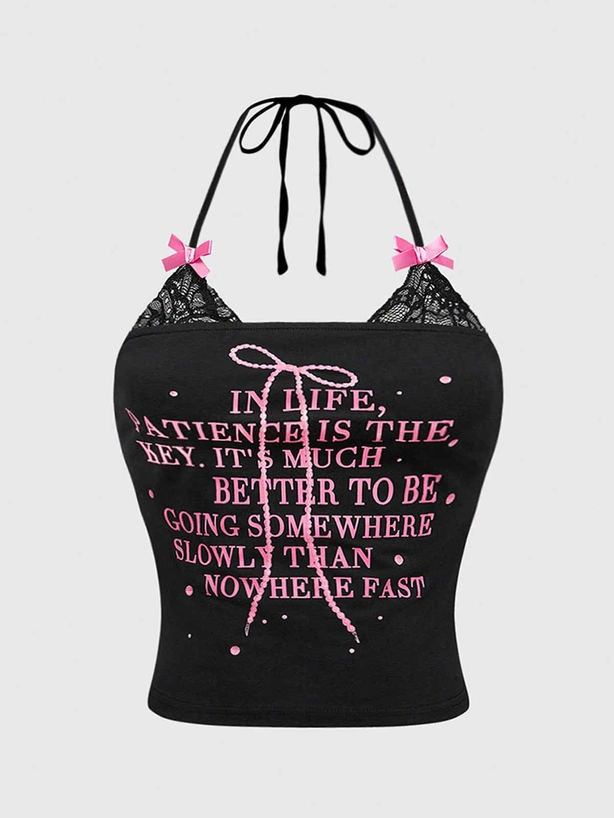 ROMWE Kawaii Kawaii Y2K Letter Print