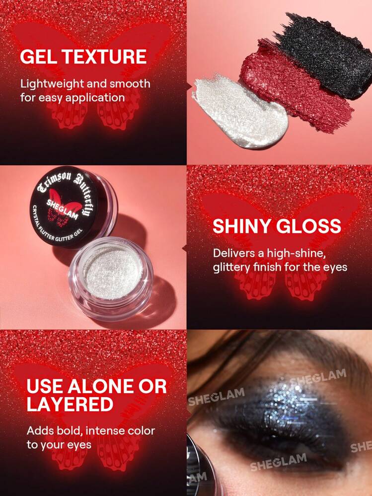 SHEGLAM Crystal Flutter Glitter Gel