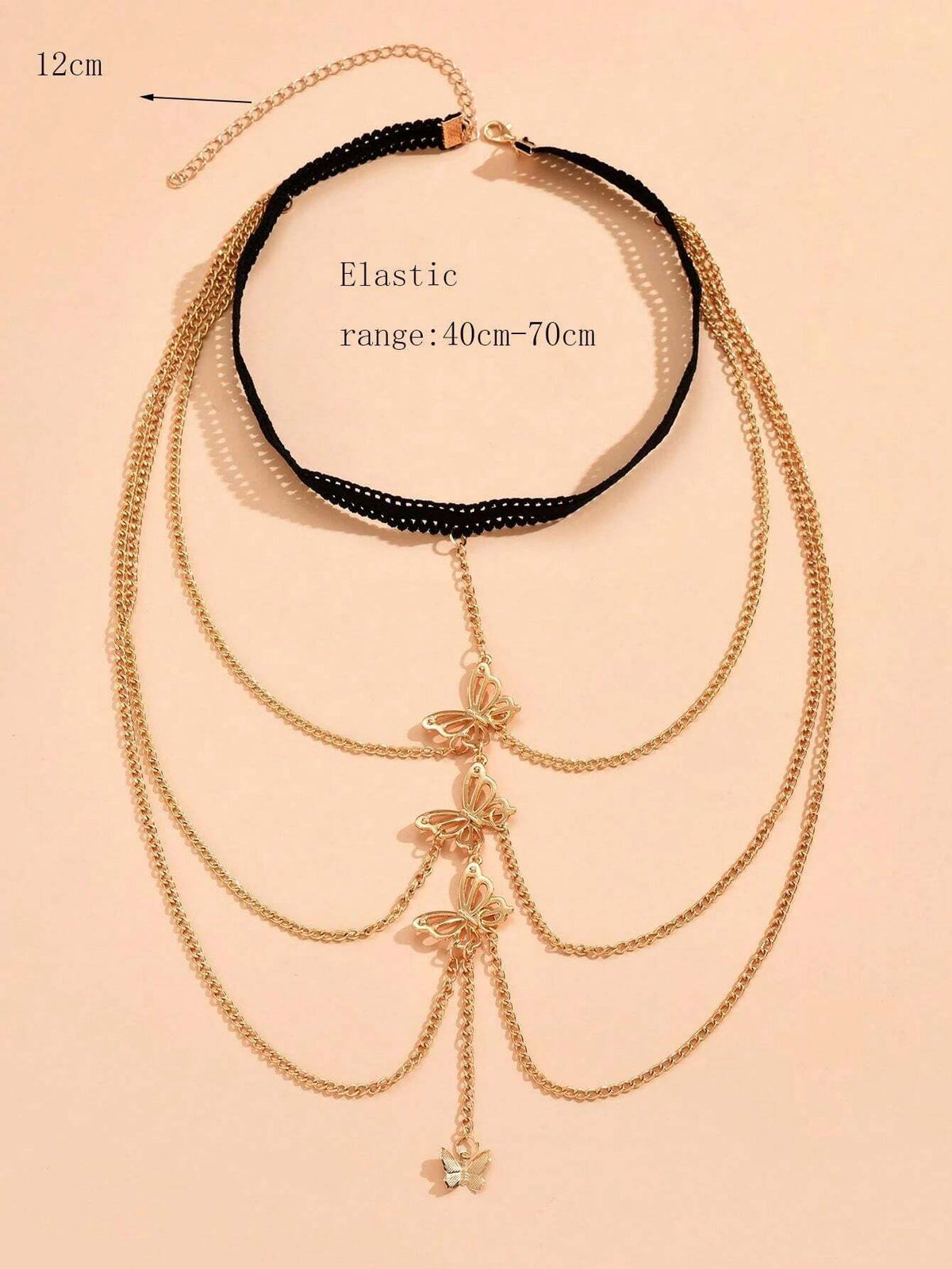 SHEIN Thigh chain with butterfly pendant
