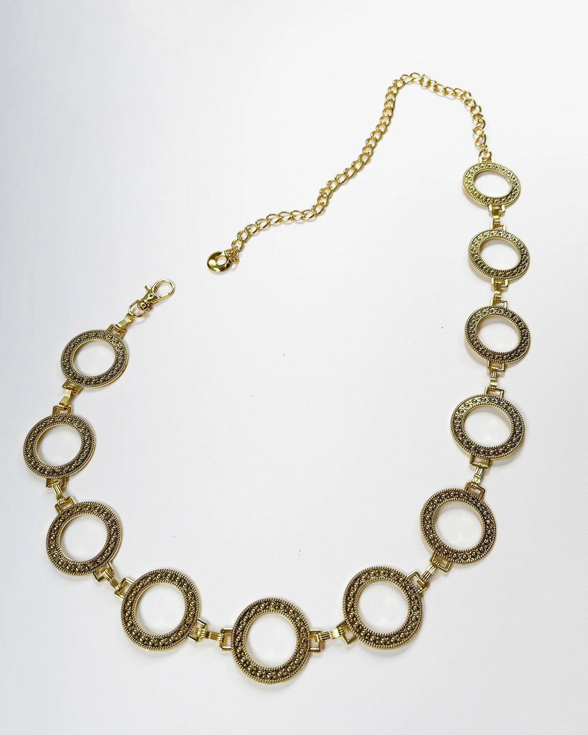 SHEIN Vintage Metal Chain Belt
