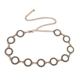 SHEIN Vintage Metal Chain Belt