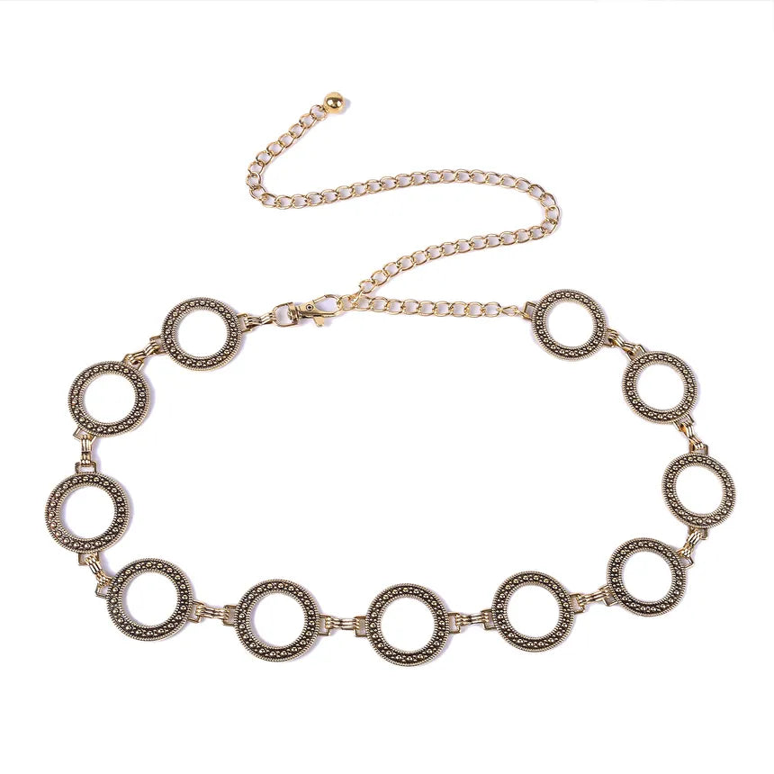 SHEIN Vintage Metal Chain Belt